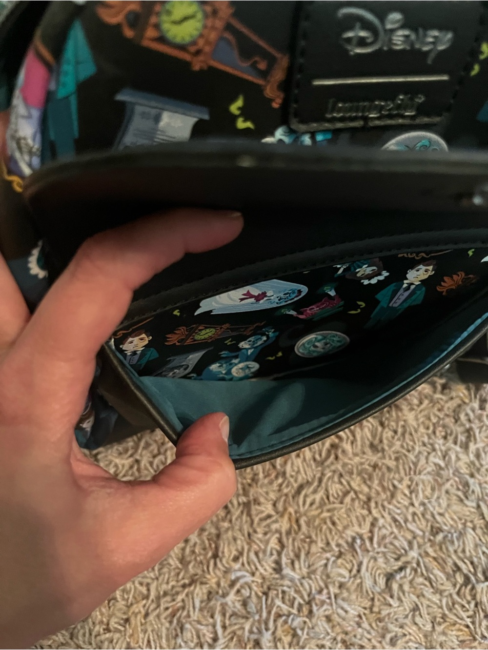 Disney x Loungefly The Haunted Mansion
Foolish Mortals Mini Backpack Like New - Picture 7 of 8